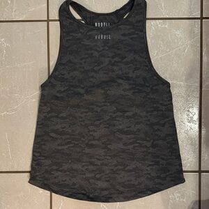 NOBULL Women's Dark Gray Camo Tank Top